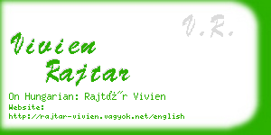 vivien rajtar business card